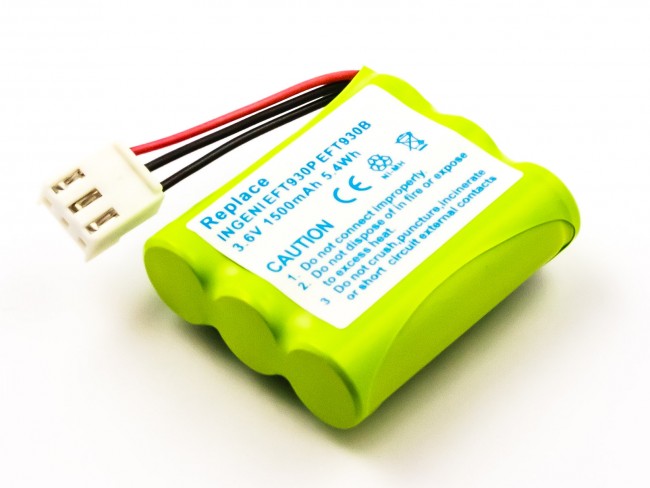 19713_0N9Lx8EQt0BxMF Akku für Ingenico EFT930B, 251360788 Ni-MH 1500mAh