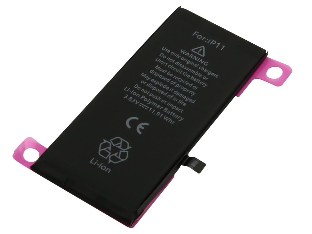 25413_0 Akku ersetzt Apple 616-00641, 616-00644 passend für iPhone 11, A2221, A2223
