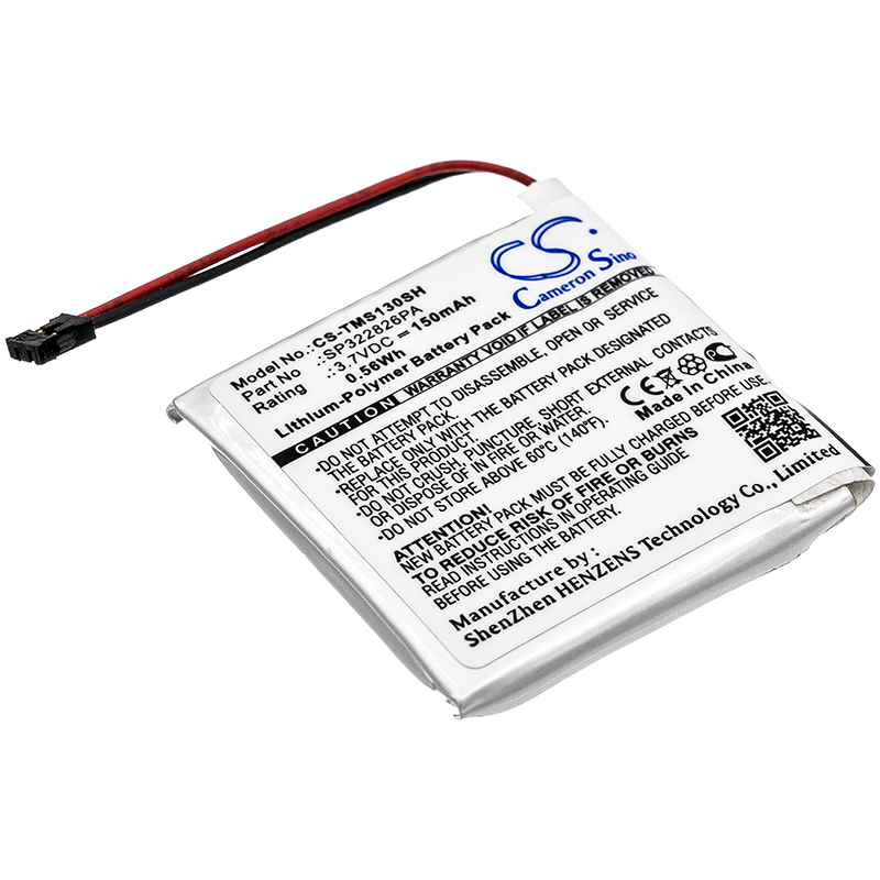 24278_0 Batterie remplace TomTom SP322826PA adapté pour Spark 3
