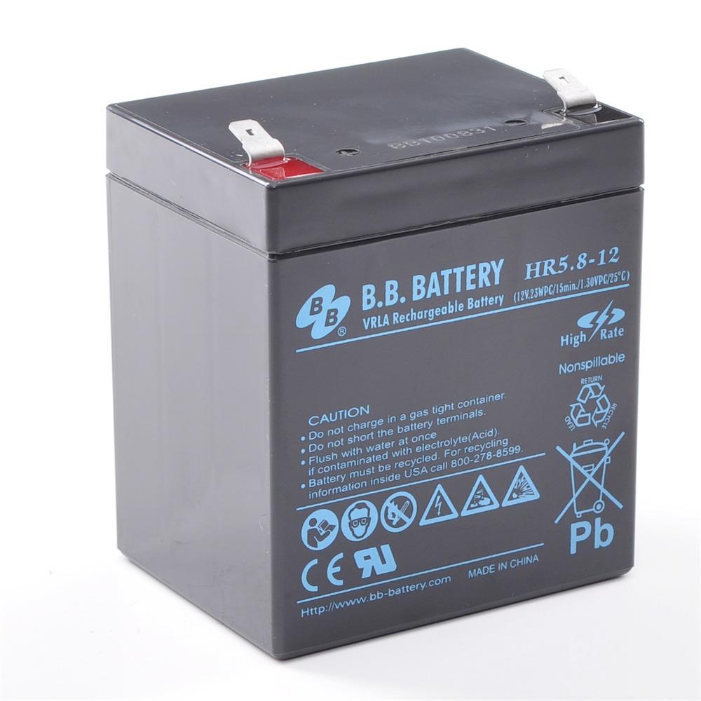 22118_0LIB3GwtpPdjdc B.B. Battery HR5.5-12, 12V / 5.5Ah, 6.3mm T2 Fasto