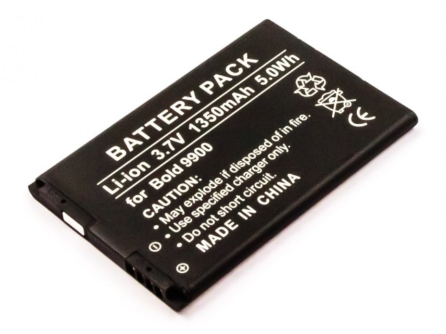 16013_07HiZjyKWarYzW Akku passend für BlackBerry Bellagio, Bold 9790, 9900 1250mAh