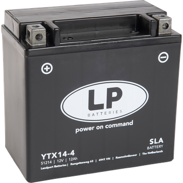 24751_0SXxQDlXxzmmPk LP YTX14-4 SLA Motorradbatterie ersetzt YTX14-BS, YTX14-4, DIN 51214 12V 12Ah