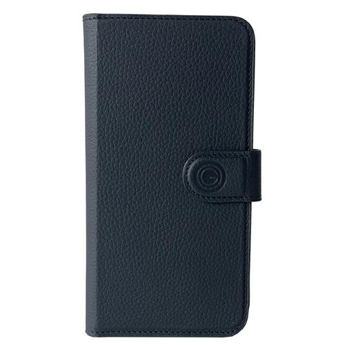 27101_00SAaYo49KfWiQ iPhone 15, Joss schwarz, Book-Cover Echtleder