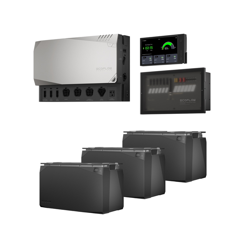 26881_0 EcoFlow Independence Kit mit Power Hub, Distribution Panel, Monitor, 15 kWh
