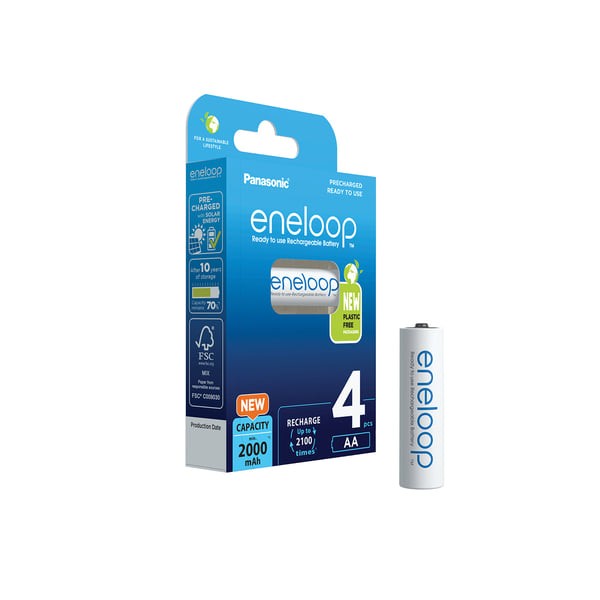 7645_0hlKDU6P0D97MG Panasonic (Sanyo) eneloop BK-3MCCE/4BE (HR-3UTGA-4BP) 4x AA