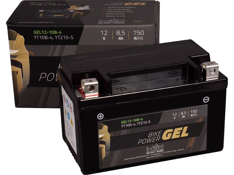 15846_18oFooXjBxLdDG Intact GEL12-10B-4 GEL-Motorradbatterie ersetzt M6011, YTZ10-S, YTZ10S-4 12V 9Ah