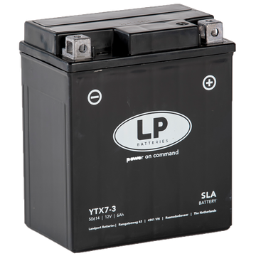 LP YTX7-3 SLA Motorradbatterie DIN 50614 12V 6Ah
