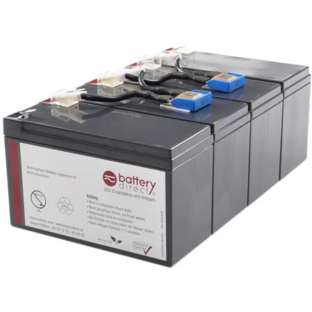 16478_0 Akku ersetzt APC RBC8, RBC-8 passend für Smart UPS RM 1400