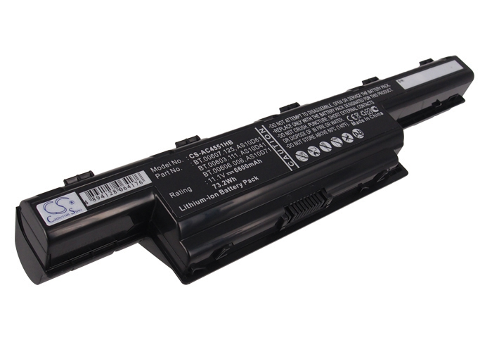 16162_0V2vEbwBxmEfeG Akku ersetzt Acer AS10D3E, AS10D5E, AS10D7E, AS10G3E 6600mAh