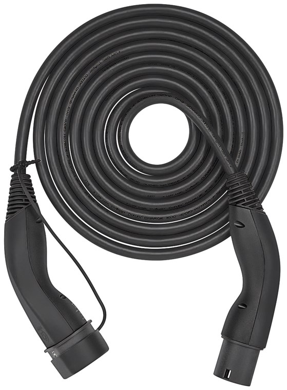 HELIX® Ladekabel Typ 2, bis zu 7,4 kW, 5 m, schwarz