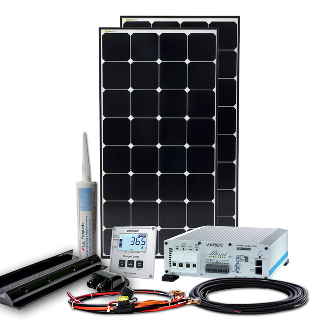 25622_04dBktmvH40Hpd WATTSTUNDE 250Wp VBCS DAYLIGHT Solaranlage DLS250W 45/30/350 mit Charge ControlS