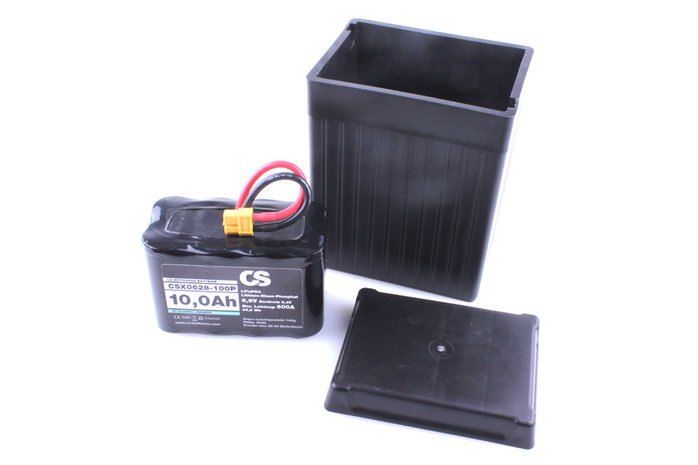 LiFePO4 Batterie moto ancienne 6V 10Ah 280A avec boîtier