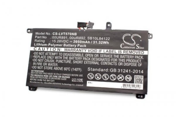 24788_0 Akku passend für Lenovo ThinkPad P51s, P52s, T570, T580 2050mAh