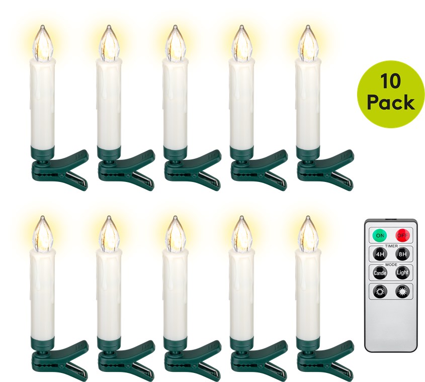 27274_1Um3zpmEWh9YrV 10 kabellose LED-Weihnachtsbaumkerzen