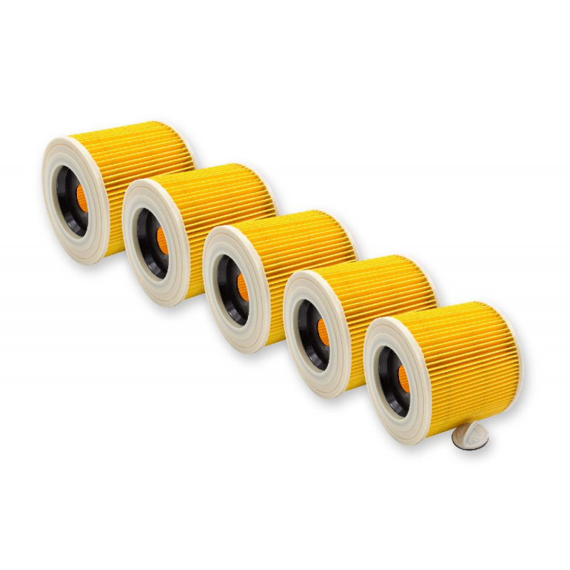 24485_0 5 x Staubsauger Filter ersetzt 6.414-552.0 passend für Kärcher SE 4001, WD 2