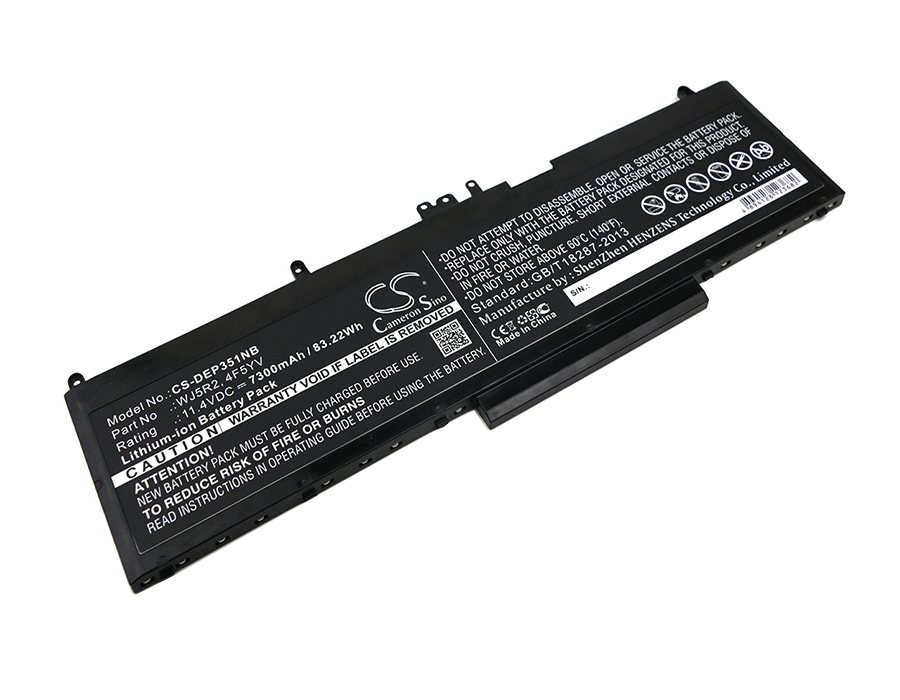 25441_0 Akku ersetzt Dell 4F5YV, WJ5R2 passend für Precision 3510, Latitude E5570