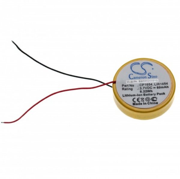 23590_0 Akku passend für Bose SoundSport Pulse, Wireless ersetzt CP1654, LIR1654 60mAh