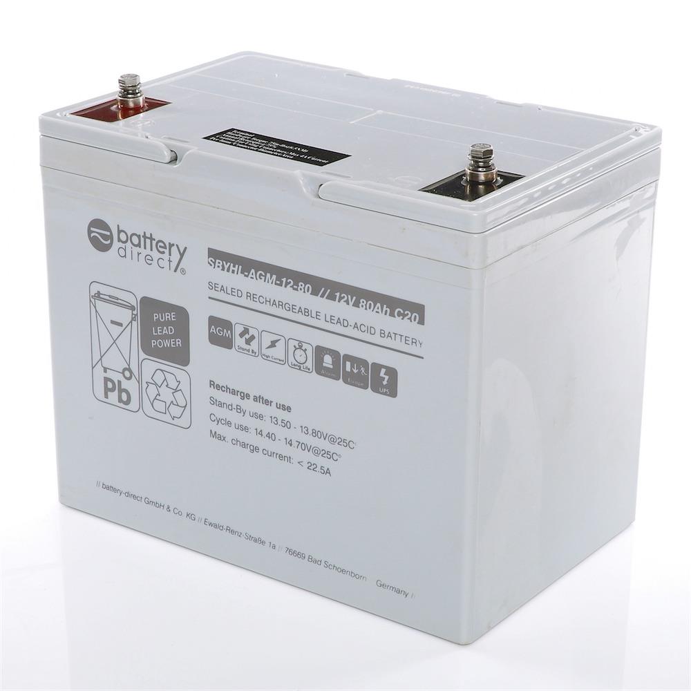 22455_08ARUHOpCw0cPP Battery-Direct SBYHL-AGM-12-80 12V 80Ah Blei-Akku
