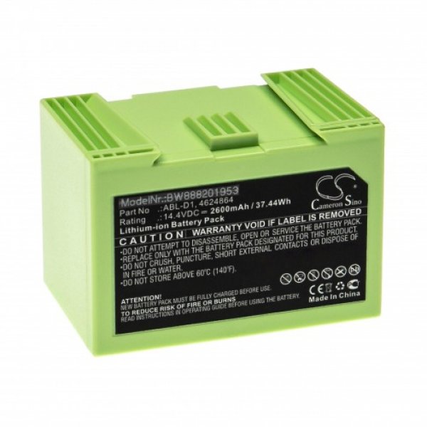 24377_01bkethT6CLrbI Akku ersetzt iRobot Roomba ABL-D1, 4624864, ABL-D2 14.4V 2600mAh