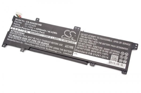 23746_0 Akku ersetzt Asus B31N1429 passend für Vivobook A501L, K501U, K501L 4200mAh