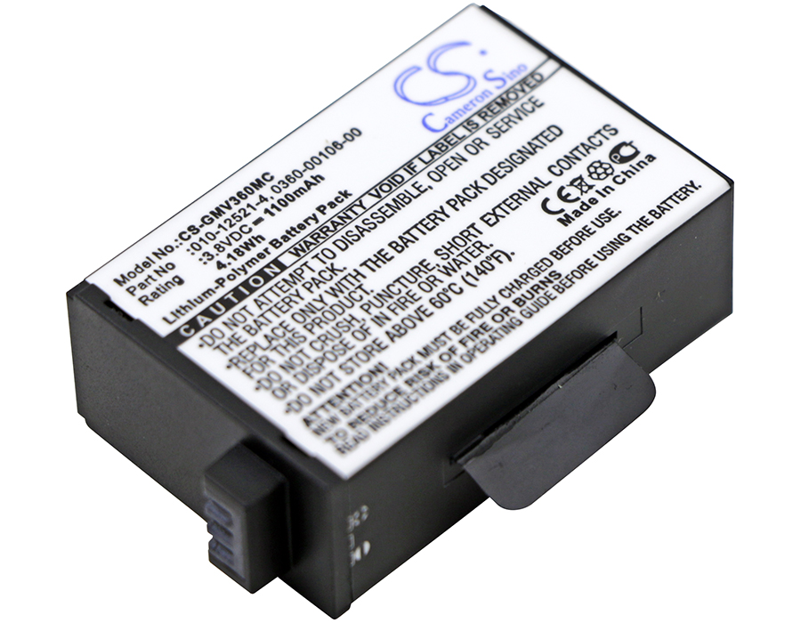 23515_0XFwL6xTKhVVS2 Akku passend für Garmin Virb 360, VIRB360 1250mAh