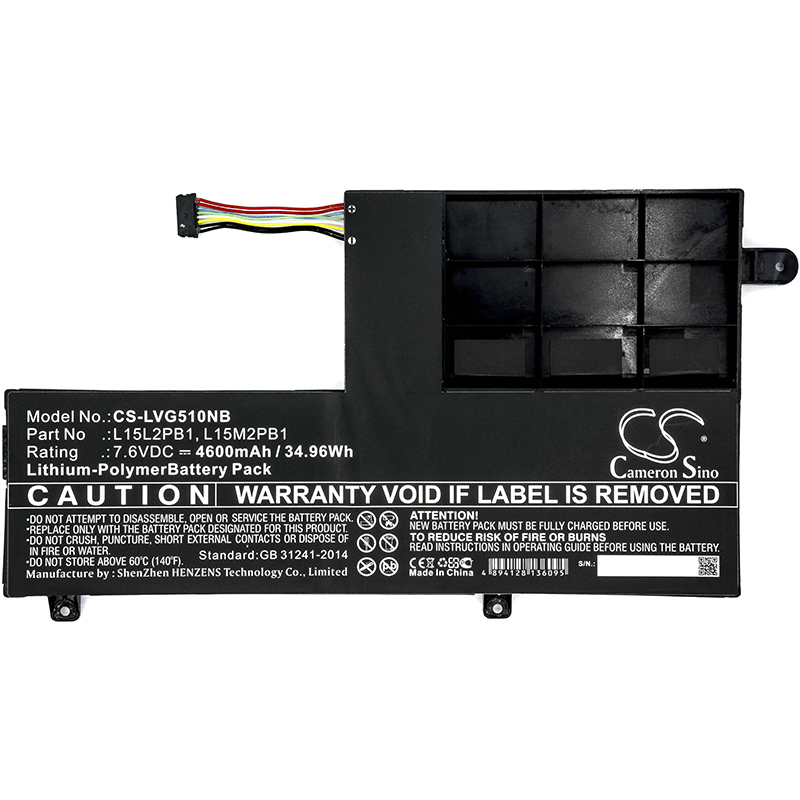 23541_0gbQWFo6pkKYa7 Akku ersetzt Lenovo L15C2PB1, L15L2PB1, 5B10K84491 4600mAh