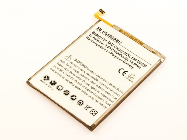 23550_0ttROG3NOb7raz Akku ersetzt Samsung EB-BG580ABU, GH82-18701A 4900mAh