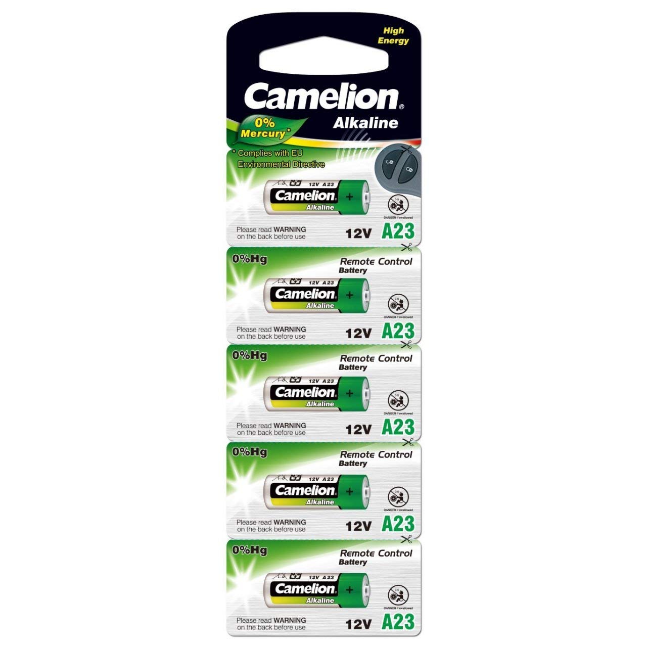 23162_0QzoPw65VfkINZ 5er Packung Camelion A23, V23GA, MN21, LR23A Batterien