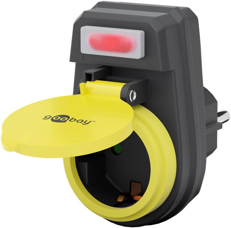26037_0r4j0ROHUKVl3A Steckdosenadapter mit Schalter, spritzwassergeschützt