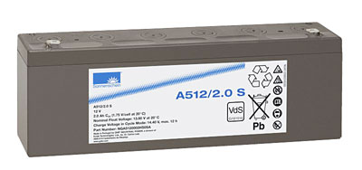 18414_0 Sonnenschein Exide Dryfit A512/2S 12V 2Ah