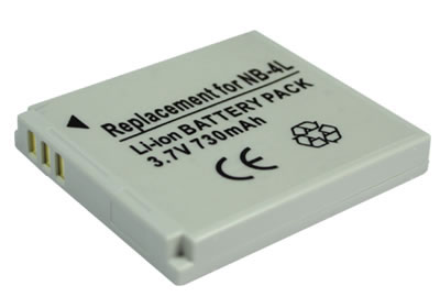 8142_0 Akku ersetzt Canon NB-4L, 9763A001, PL46G 700mAh