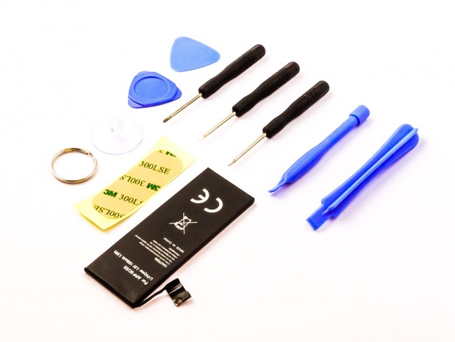 19829_02ZGwOPY0oxx8A Akku passend für Apple iPhone 5S, 5C 1500mAh inkl. Werkzeug