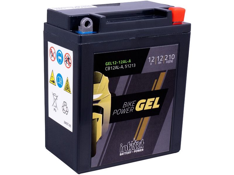 14322_0lY9Fwc5ST1PUz Intact GEL12-12AL-A GEL-Motorradbatterie ersetzt DIN 51213, 512013012 12V 12Ah
