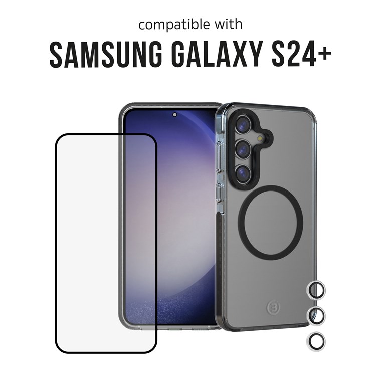 27349_1 3sixT 4in1 Protection Cover für Samsung Galaxy S24+, transparent