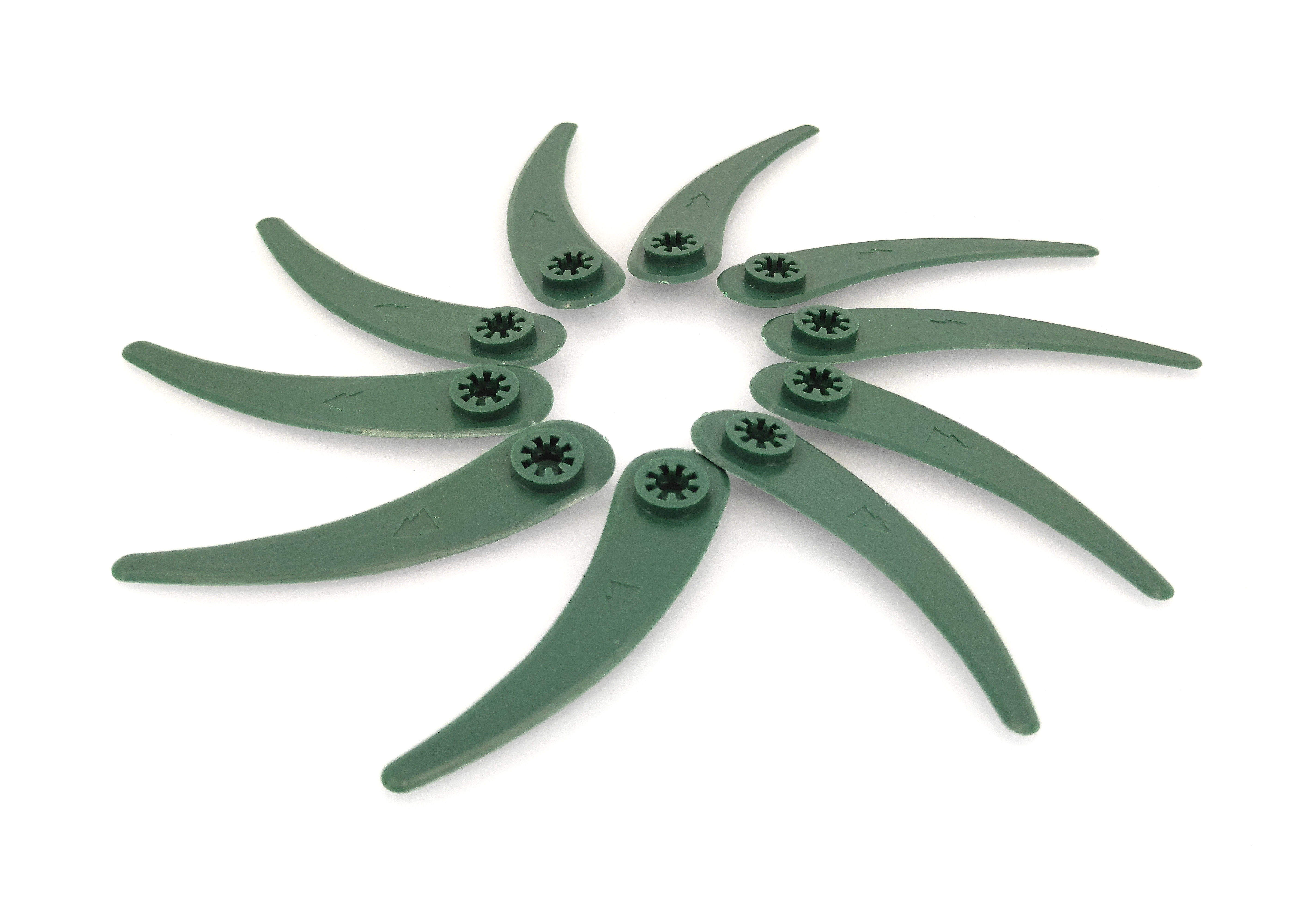 23991_0 10 x Kunststoffmesser passend für Bosch ART 26-18 LI, F016800372