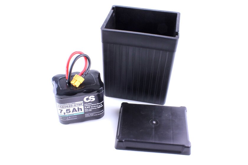 LiFePO4 Classic Oldtimer Batterie moto 6V 7.5Ah 210A avec boîtier
