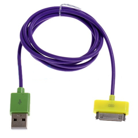 13089_0mvkXY9f4ScLQl iPhone Dock Connector Kabel Violett