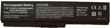 6817_0 Akku ersetzt Toshiba PA3817U, PA3818U 5200mAh