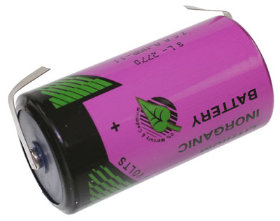 16611_0 Tadiran SL-2770/T C Pile au lithium 8500mAh avec pattes à souder en U