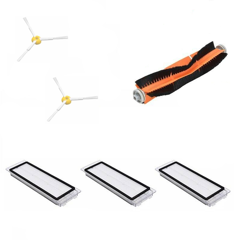23849_02K6iZwmpWcXhE HEPA Filter + Bürsten Wartungskit für Roborock S5, S50, S6, S60