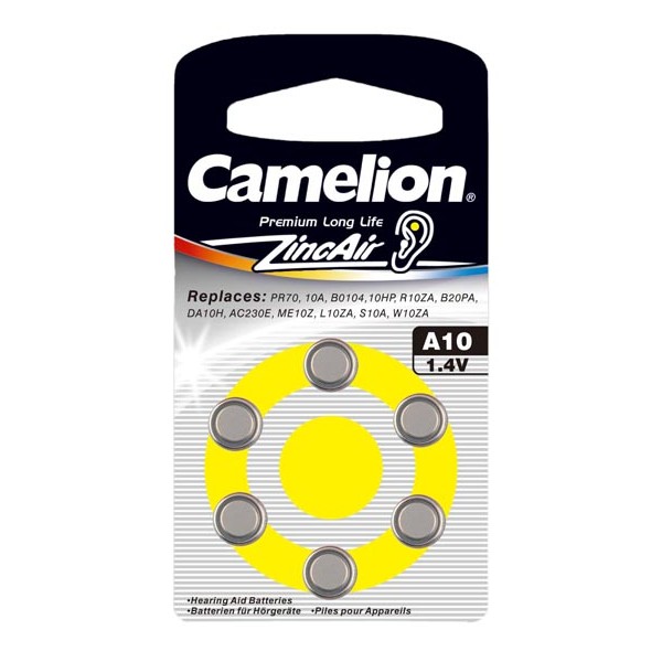 13584_0Tf2CVTZb59IZA Camelion A10 pile auditive zinc-air en pack de 6