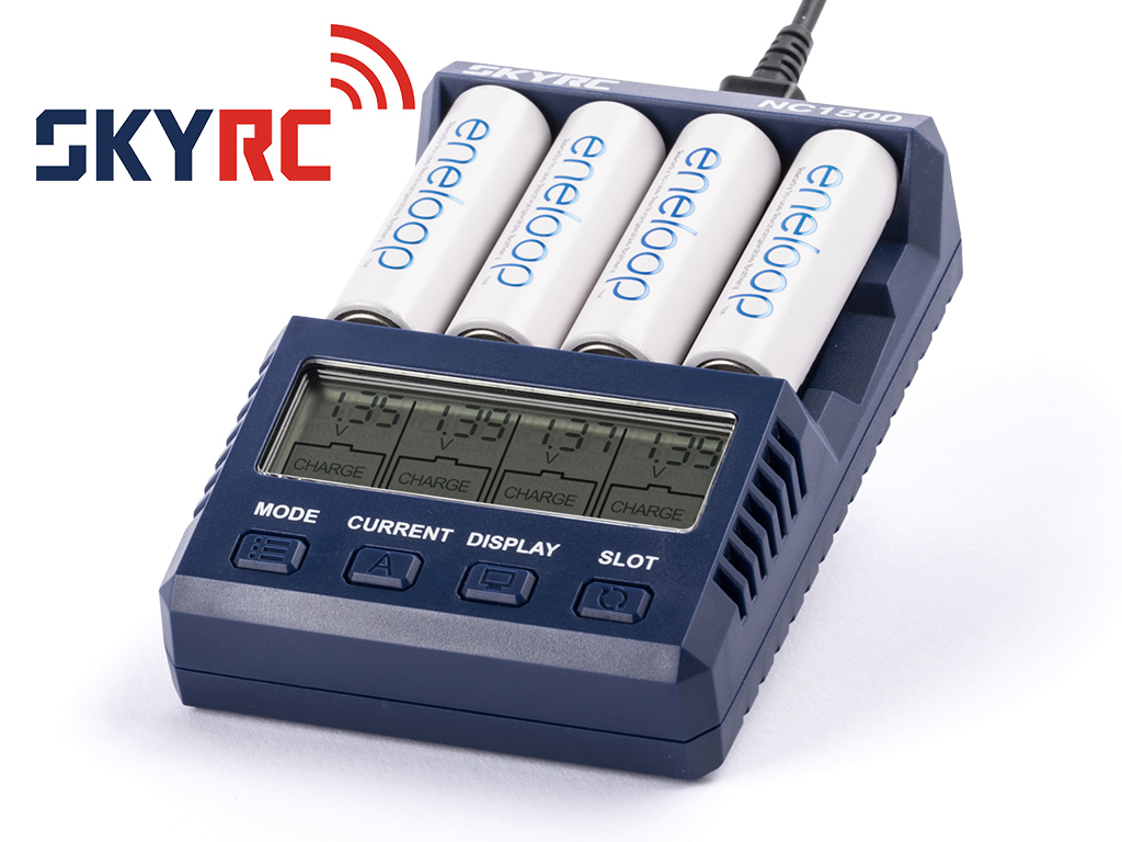 23674_0ArM2y3qQjD0iD SkyRC NC1500 intelligentes USB Analyse-Ladegerät für AA/AAA Akku
