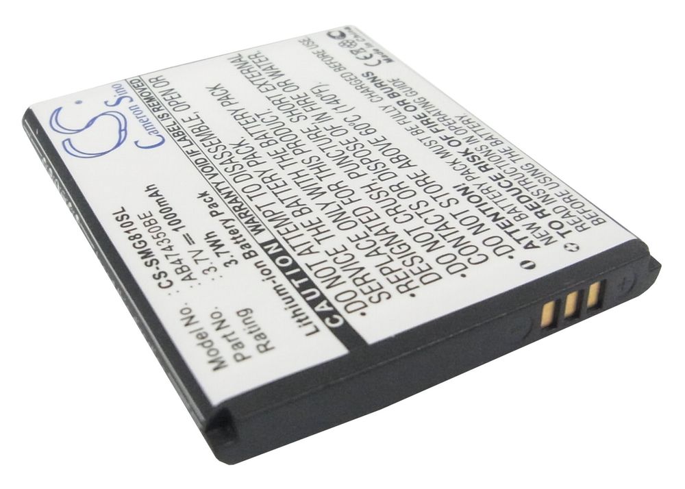 21892_0NTwBxf4PFFRum Akku ersetzt Samsung AB474350BU, AB474350BC 1000mAh