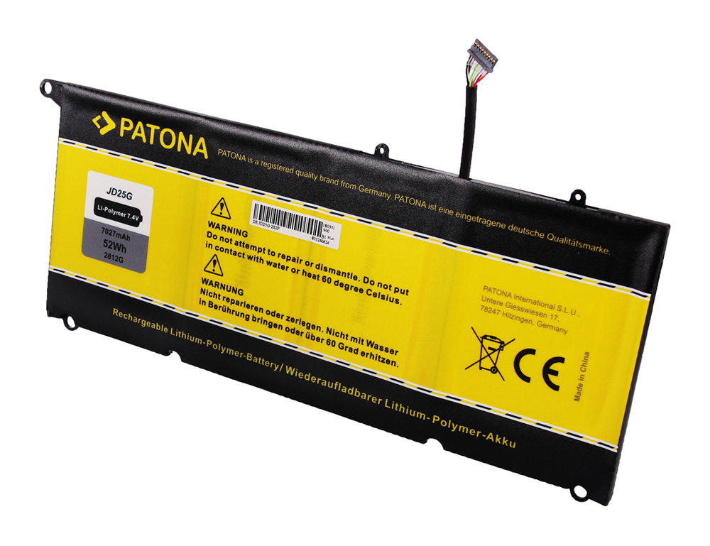 23807_0hE5VhVTSJZpgK Akku ersetzt Dell JD25G, 90V7W, RWT1R, 0N7T6 7000mAh
