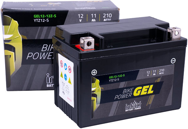 14347_0XgwILY18XMC4Q Intact GEL12-12Z-S GEL-Motorradbatterie ersetzt YTZ12-S, GEL12-12Z-S 12V 11Ah