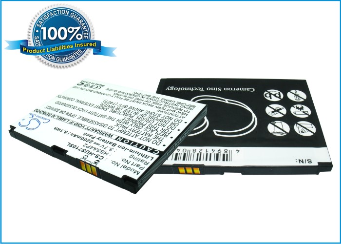 Batterie pour tablette Huawei IDEOS S7, 2200mAh