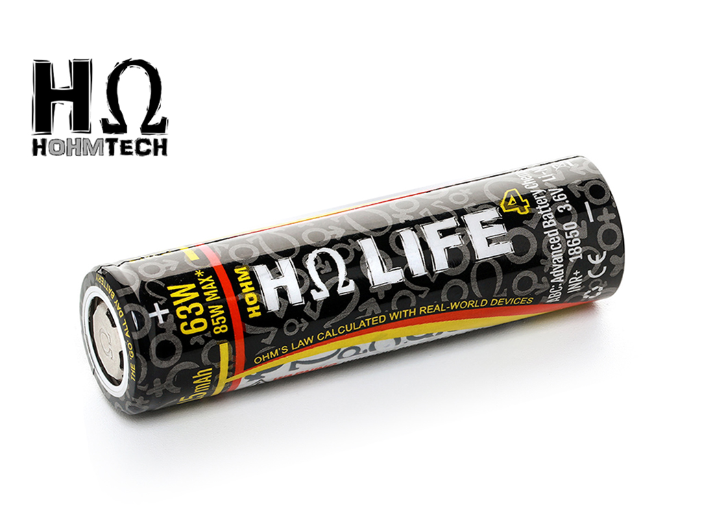 13871_0kHi8pGMGzmU91 HohmTech Life4 18650 3.7V 3015mAh (30A) e-cigarette battery