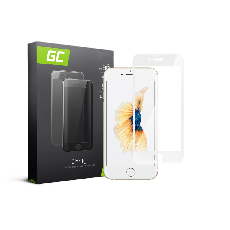 25400_0Be11svUkmjGtM GC Clarity Dust Proof Schutzglas für Apple iPhone 7, 8 Weiss