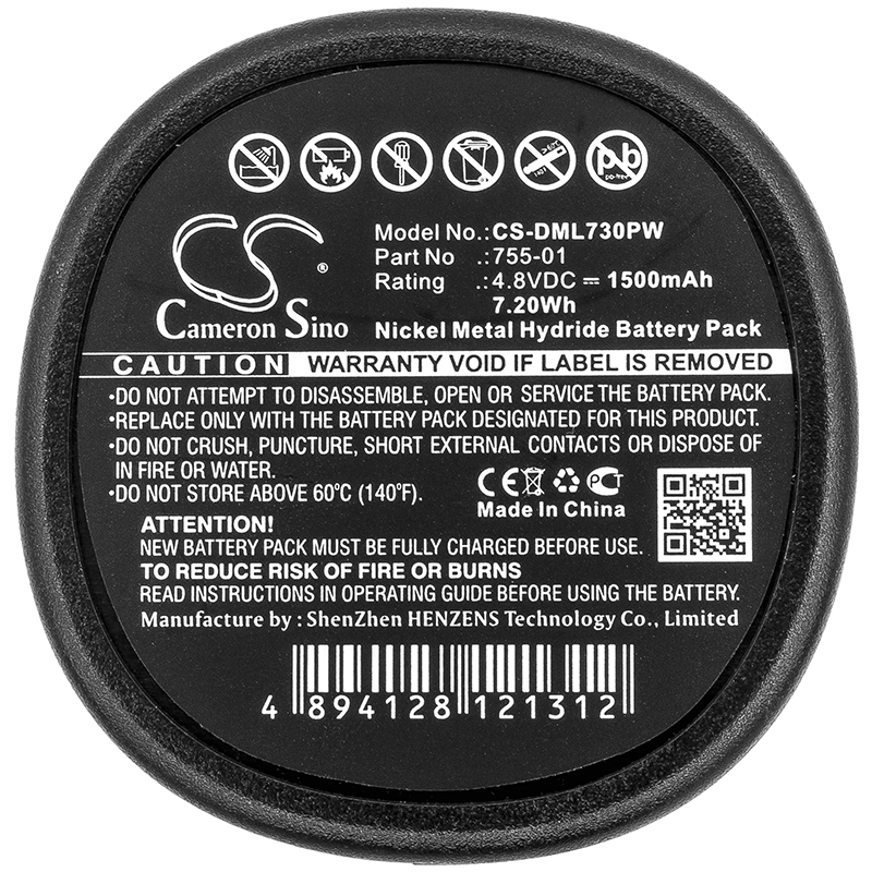 25275_0VtCDULxz5vIF3 Akku ersetzt Dremel 755-01 passend für 7300 MiniMite Cordless Two-Speed Rotary