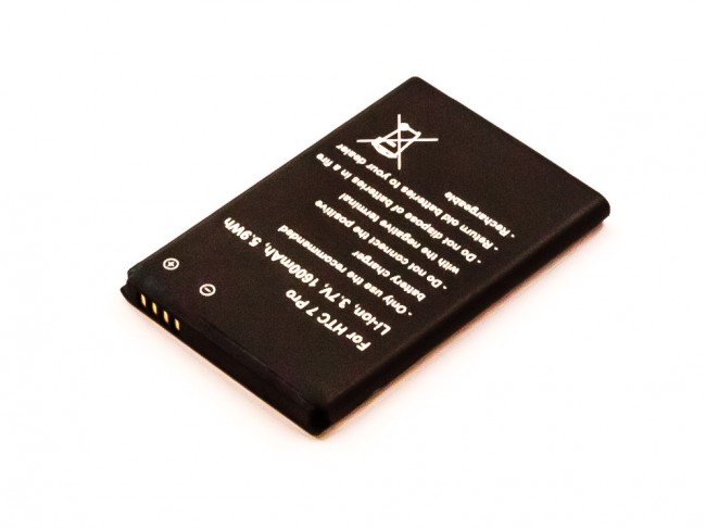 12406_07cG5E9yZNtQmY Akku ersetzt HTC 35H00123-29M, BAS550, BA S550, BA-S550 1600mAh